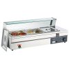 VEVOR 3-Pan Commercial Food Warmer, 3 x 12QT Electric Steam Table with Tempered Glass Cover