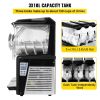 VEVOR 110V Slushy Machine 30L Triple Bowl Margarita Frozen Drink Maker 800W Automatic Clean Day and Night Modes for Supermarkets Cafes Restaurants Sna